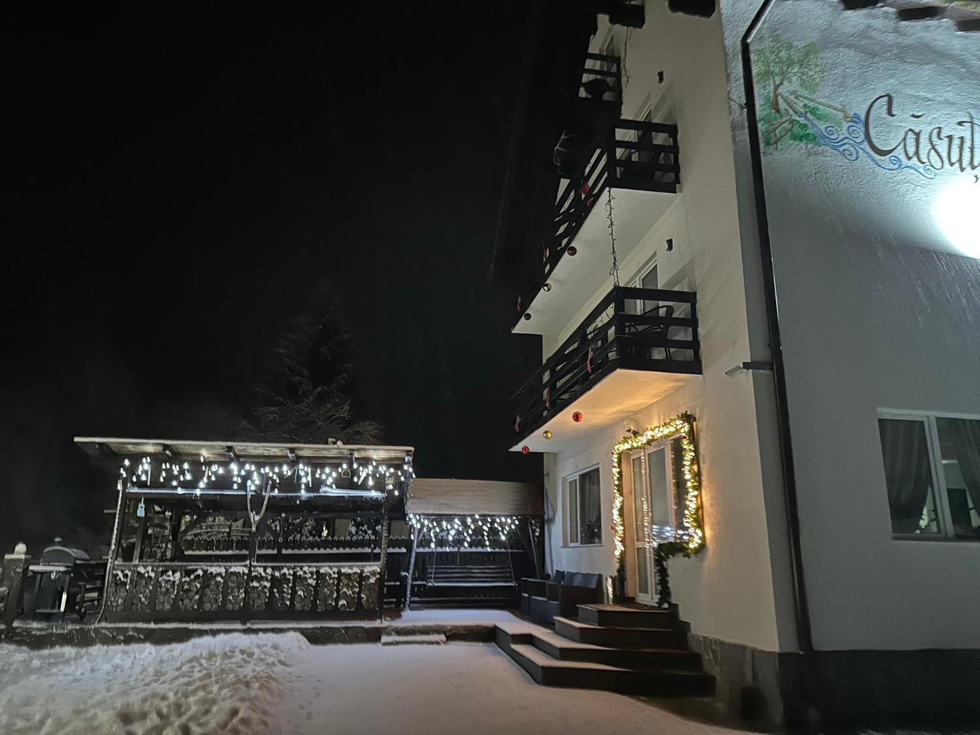 Hotel Casuta De Langa Izvor Moeciu De Sus Exteriér fotografie